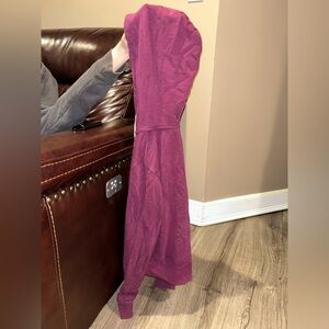 H & M Burgundy Zip-Up Hoodie